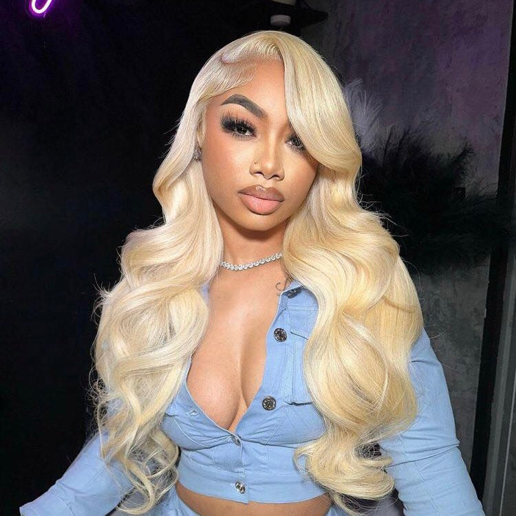 Mindy luxury hair #613 Straight 13x4 HD lace frontal wig
