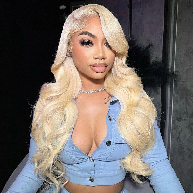 Mindy luxury hair #613 Straight 13x4 HD lace frontal wig