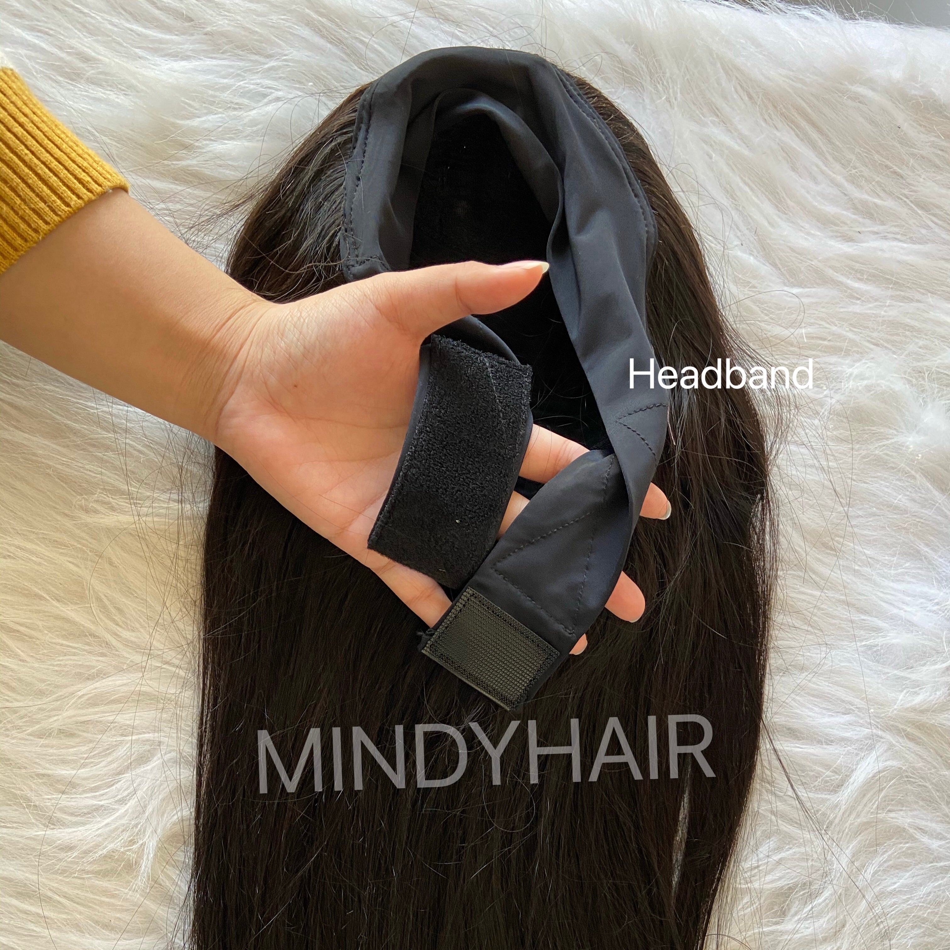 Mindy luxury hair Straight Headband wig