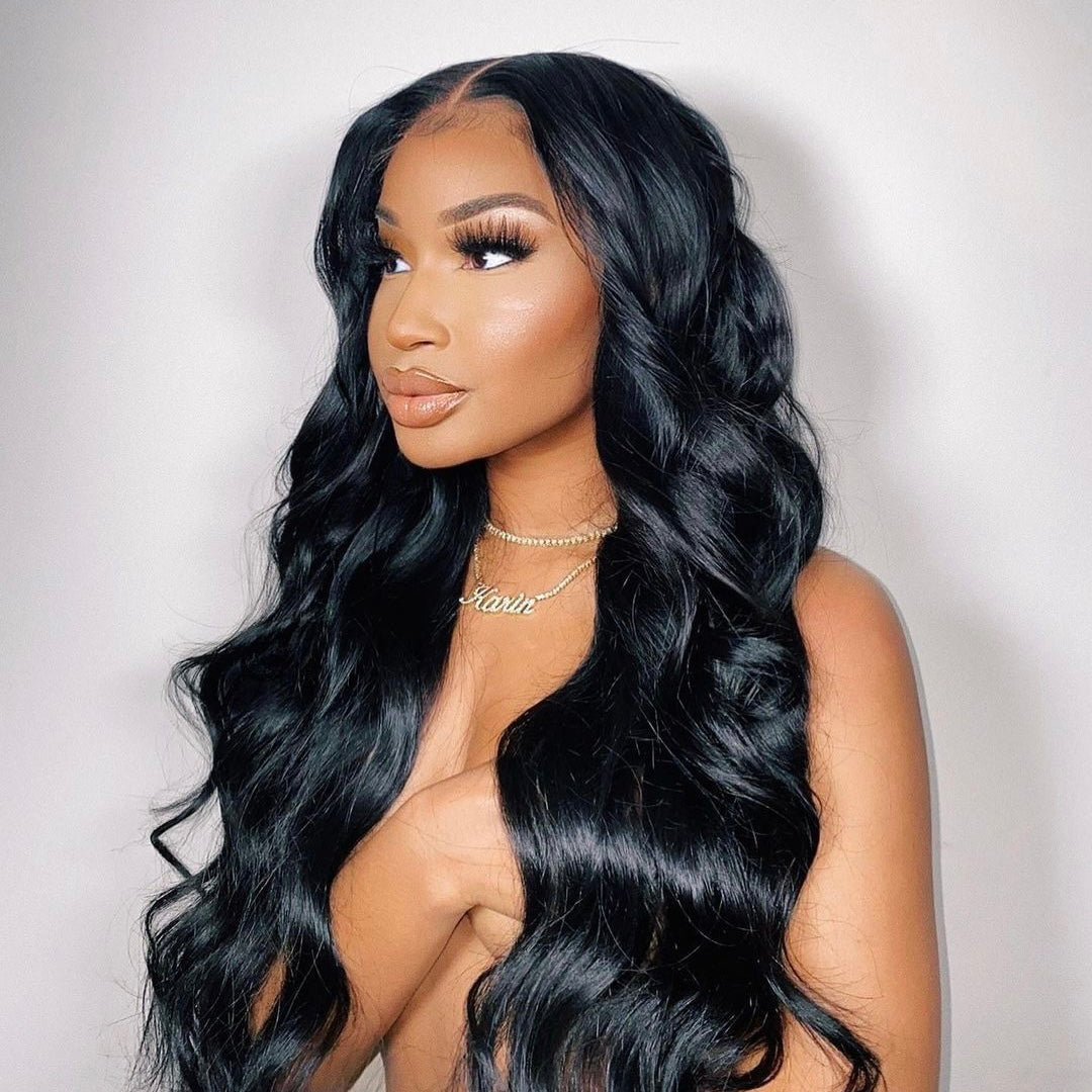 Mindy luxury hair Body Wave 13x4 HD lace frontal wig