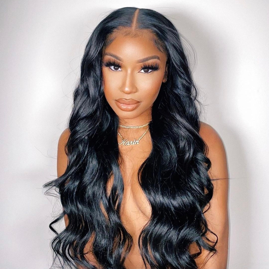 Mindy luxury hair Body Wave 13x4 HD lace frontal wig