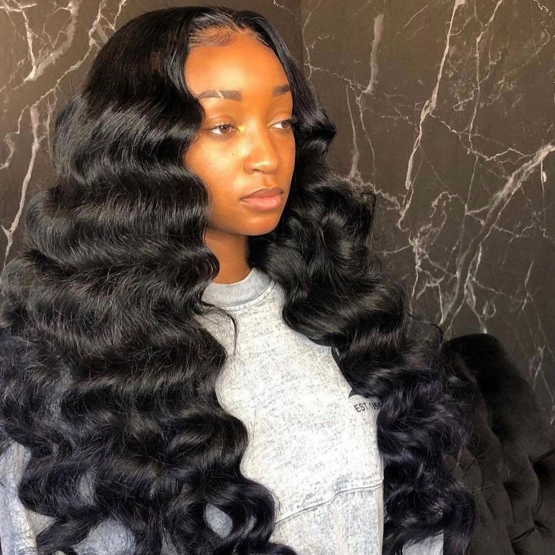 Mindy luxury hair Loose Wave 5x5 HD lace closure wig
